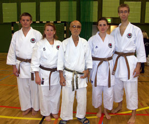 Thomas, Anna-Carin, Sensei Suzuki, Malin, Daniel